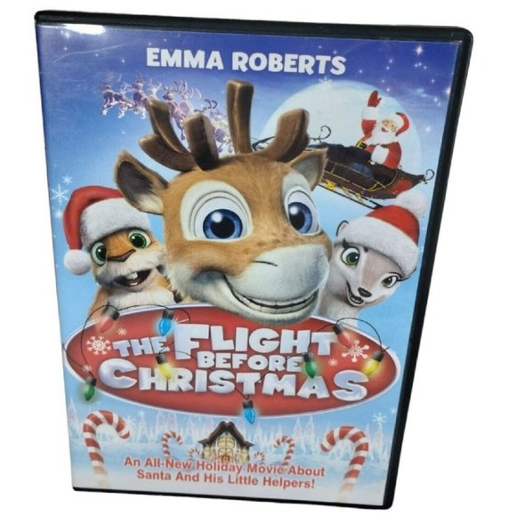 The Flight Before Christmas Cartoon Animation DVD 2008 Emma Roberts Santa Claus - Picture 2 of 3